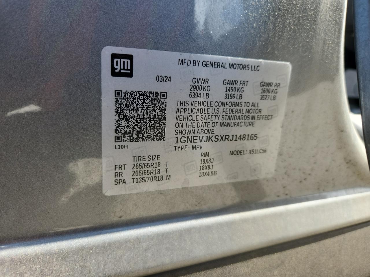 CHEVROLET TRAVERSE LT Z71