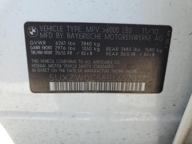 2011 BMW X5 XDRIVE35D - 5UXZW0C58BL657027