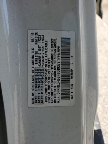 2015 HONDA ODYSSEY EXL 5FNRL5H68FB089377