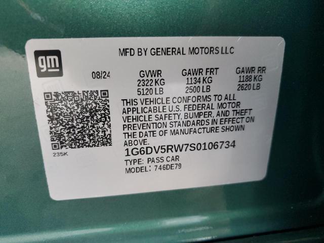 2025 CADILLAC CT5-V 1G6DV5RW7S0106734