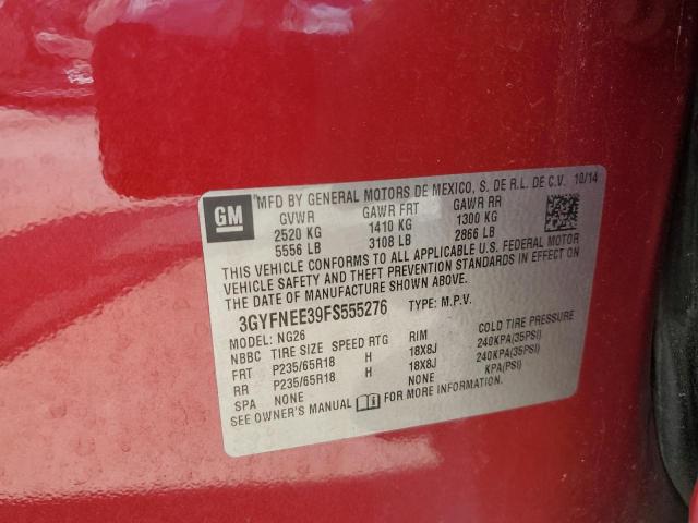 2015 CADILLAC SRX LUXURY COLLECTION 3GYFNEE39FS555276