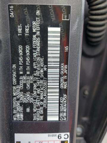 2016 TOYOTA 4RUNNER SR JTEBU5JR6G5338017