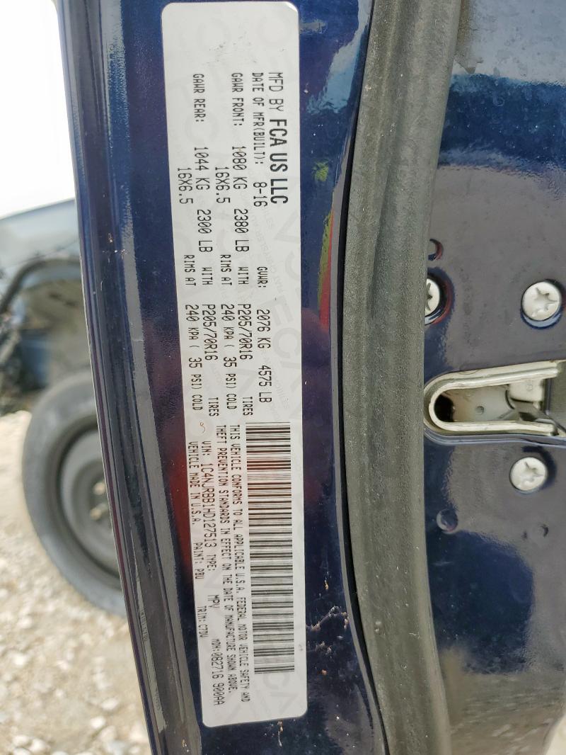 2017 JEEP PATRIOT SP 1C4NJRBB1HD127513