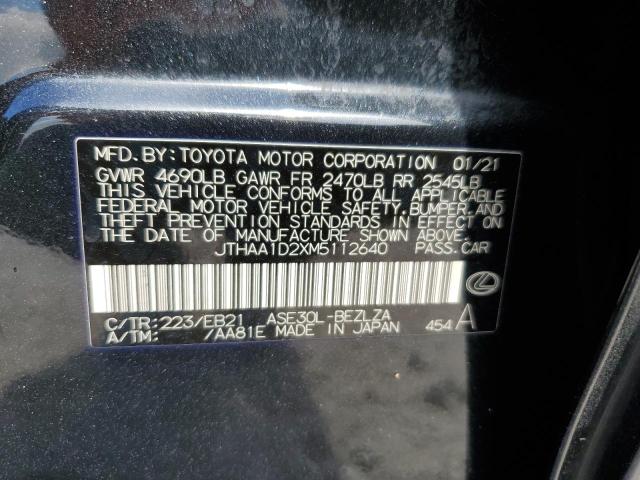 2021 LEXUS IS 300 JTHAA1D2XM5112640