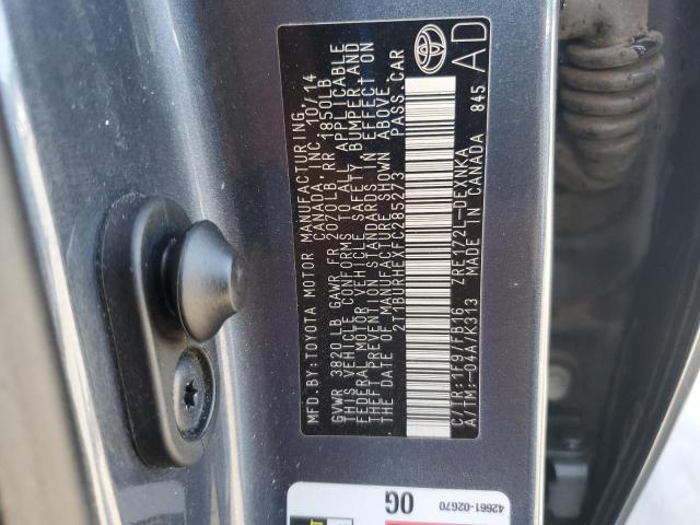 2015 TOYOTA COROLLA L 2T1BURHEXFC285273