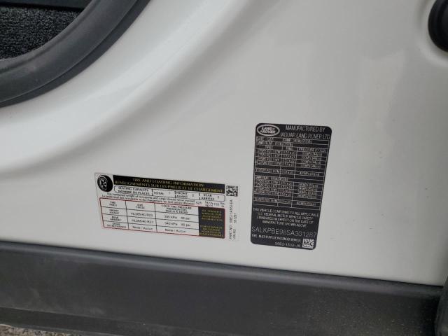 2025 LAND ROVER RANGE ROVE SALKPBE98SA301287