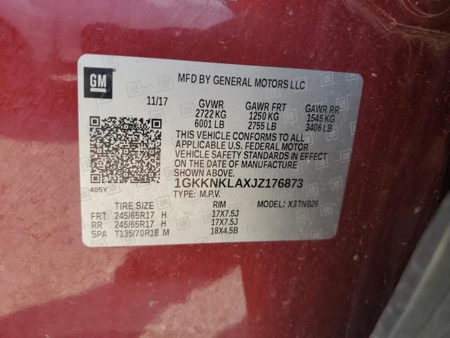 2018 GMC ACADIA SLE - 1GKKNKLAXJZ176873