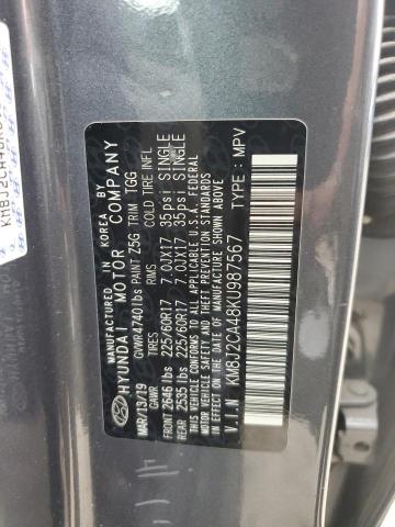 2019 HYUNDAI TUCSON SE KM8J2CA48KU987567