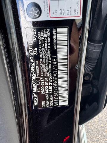 2023 MERCEDES-BENZ S 580 4MAT W1K6G7GB6PA171481