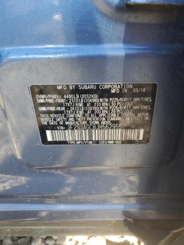 2018 SUBARU FORESTER 2 JF2SJAGC8JH562955