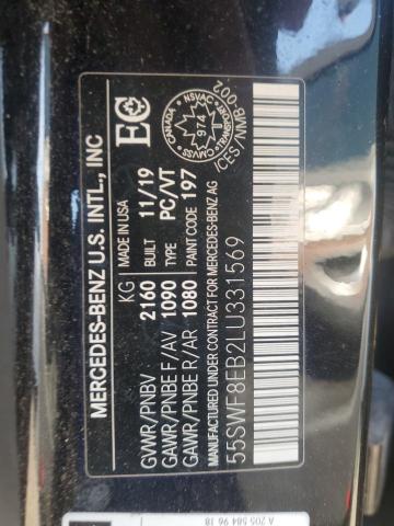 2020 MERCEDES-BENZ C 300 4MAT - 55SWF8EB2LU331569