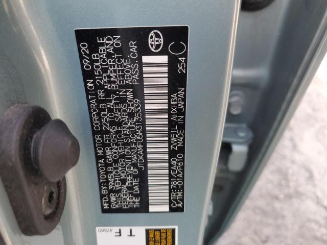2021 TOYOTA PRIUS SPECIAL EDITION JTDKAMFU5M3135339
