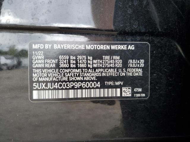 2023 BMW X5 M50I 5UXJU4C03P9P60004