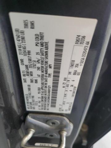 2016 FORD ESCAPE SE 1FMCU0G98GUA69121