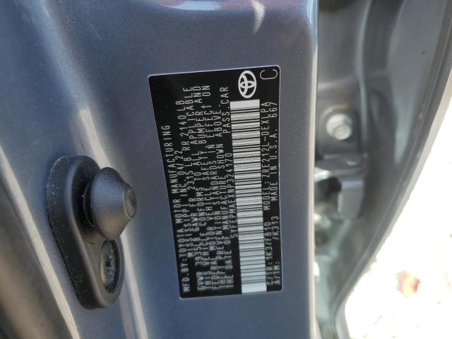 2022 TOYOTA COROLLA LE 5YFEPMAEXNP324170