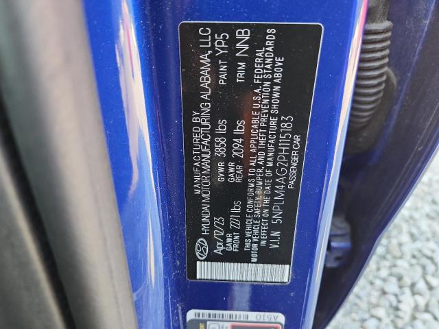 2023 HYUNDAI ELANTRA SEL 5NPLM4AG2PH115183