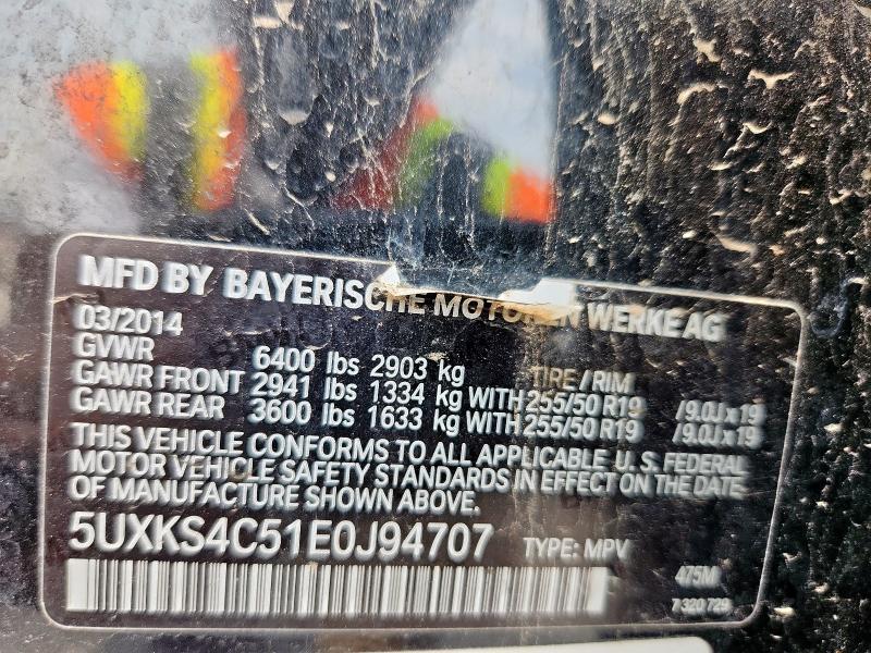 2014 BMW X5 XDRIVE3 - 5UXKS4C51E0J94707