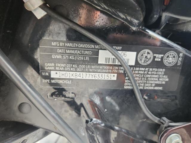 2007 HARLEY-DAVIDSON FLHX 1HD1KB4177Y633151