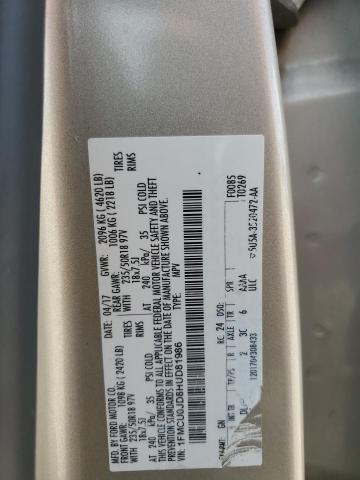 2017 FORD ESCAPE TIT #3256361327