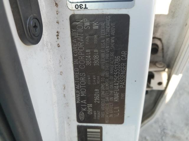 2012 KIA FORTE EX - KNAFU4A25C5513786