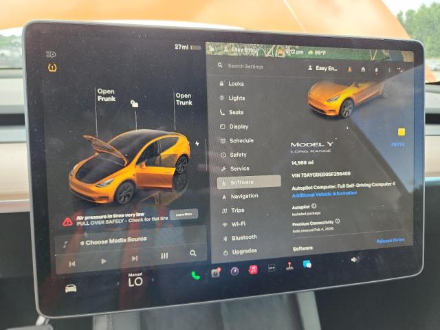 2025 TESLA MODEL Y 7SAYGDED0SF256406