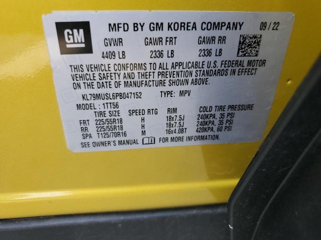 2023 CHEVROLET TRAILBLAZE KL79MUSL6PB047152