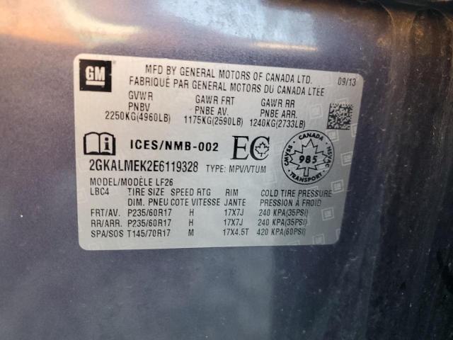 2014 GMC TERRAIN SL - 2GKALMEK2E6119328