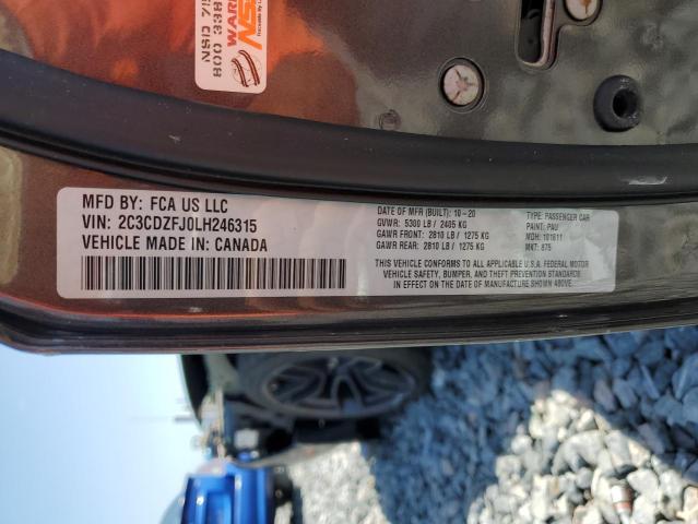 2020 DODGE CHALLENGER - 2C3CDZFJ0LH246315