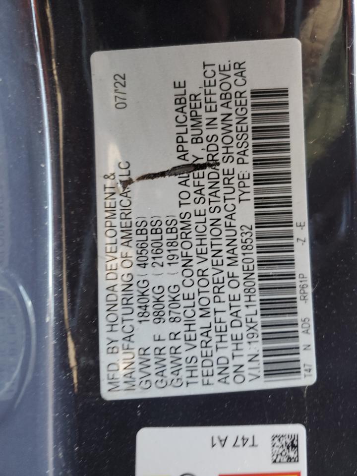 HONDA CIVIC SPORT TOURING