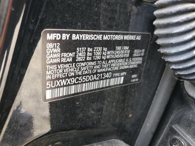 2013 BMW X3 XDRIVE2 - 5UXWX9C55D0A21340