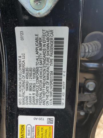 2023 HONDA CIVIC EXL 19XFL1H75PE017354