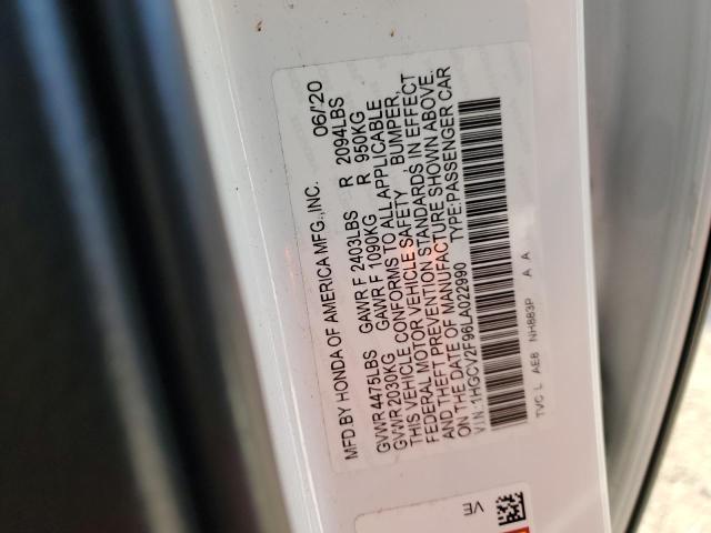 2020 HONDA ACCORD TOURING - 1HGCV2F96LA022990