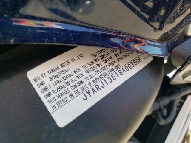 2008 YAMAHA FZ6 SHG JYARJ13E18A003508
