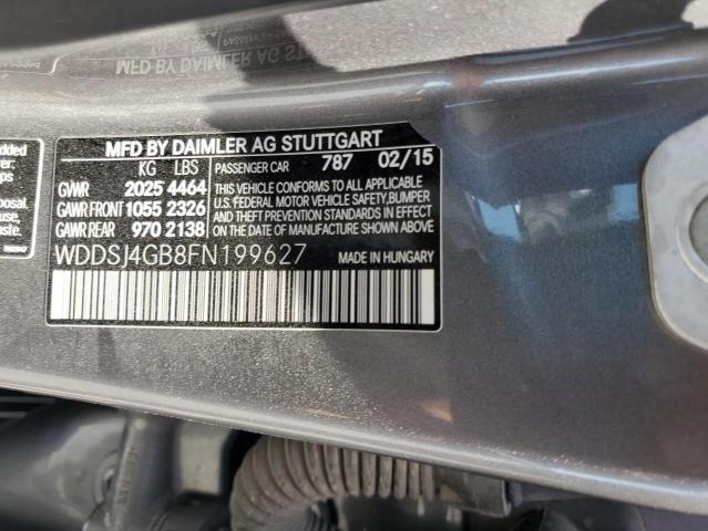 2015 MERCEDES-BENZ CLA 250 4M WDDSJ4GB8FN199627