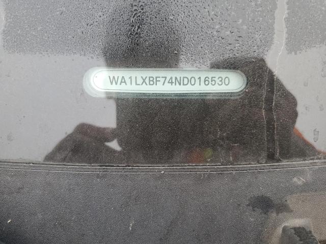 2022 AUDI Q7 PREMIUM WA1LXBF74ND016530