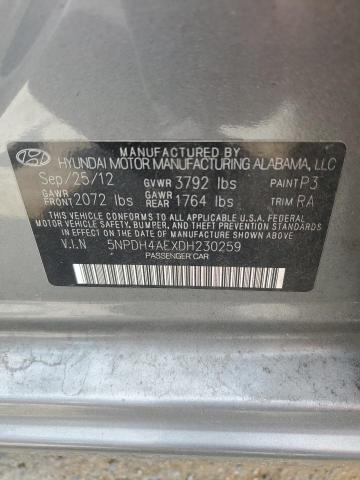 2013 HYUNDAI ELANTRA GL - 5NPDH4AEXDH230259