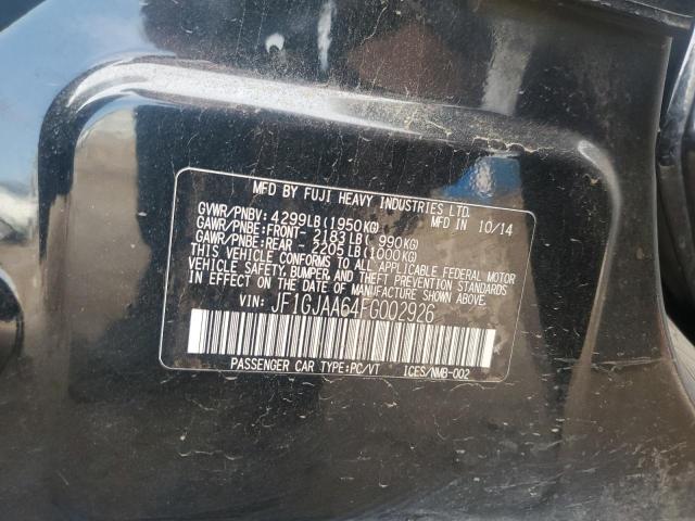 2015 SUBARU IMPREZA - JF1GJAA64FG002926