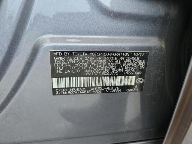 2018 LEXUS IS300 JTHBA1D27J5063770
