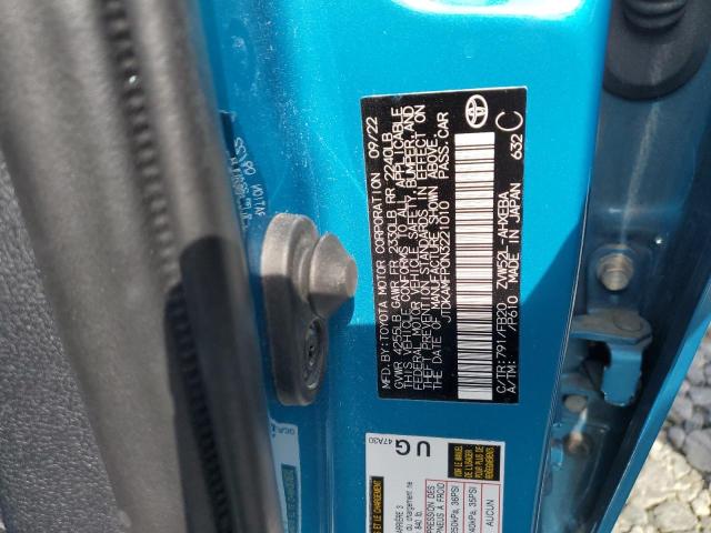 2022 TOYOTA PRIUS PRIME LE JTDKAMFP0N3221010