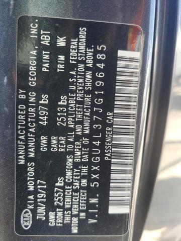 2018 KIA OPTIMA EX 5XXGU4L37JG196485
