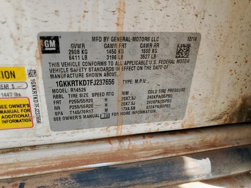 2015 GMC ACADIA DEN 1GKKRTKD7FJ237656