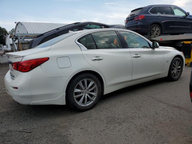 INFINITI Q50 BASE 2016 white sedan 4d gas JN1CV7ARXGM253028 photo #4