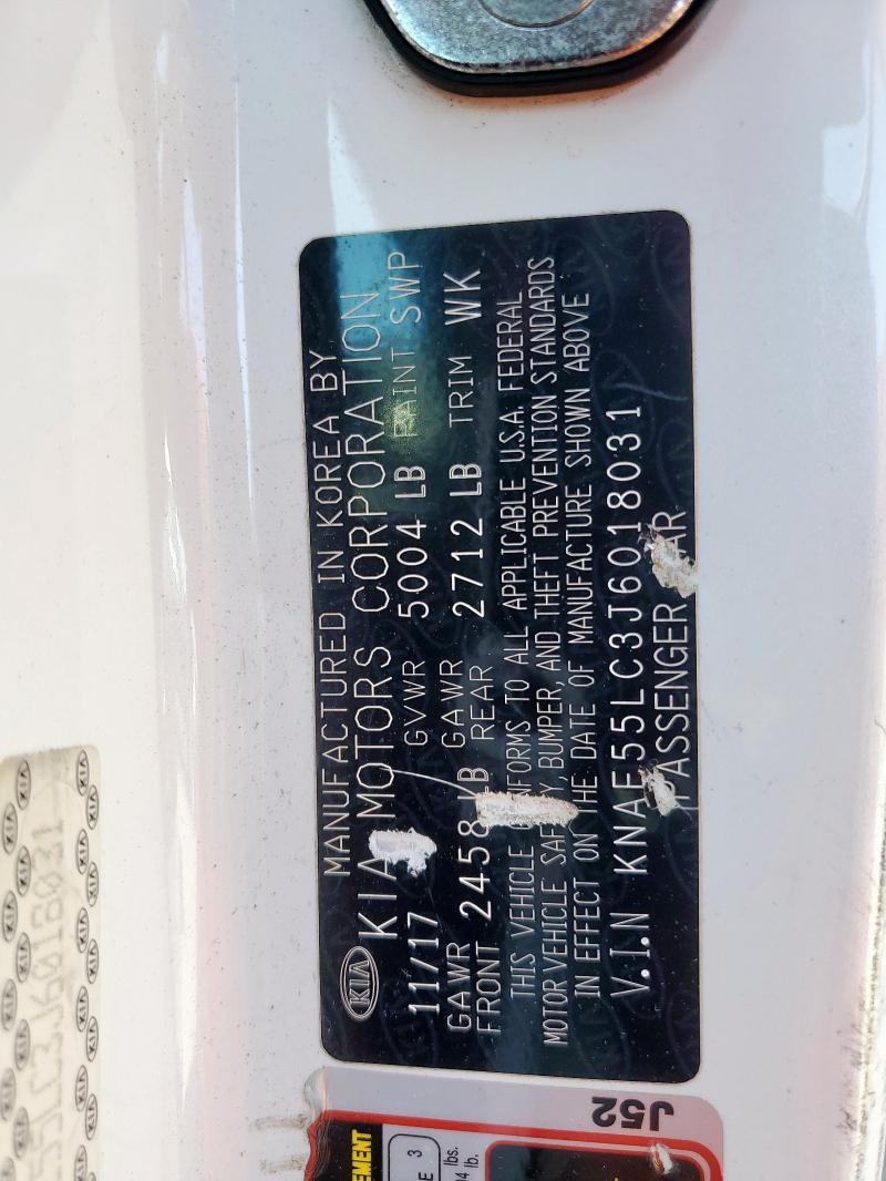 2018 KIA STINGER GT2 KNAE55LC3J6018031