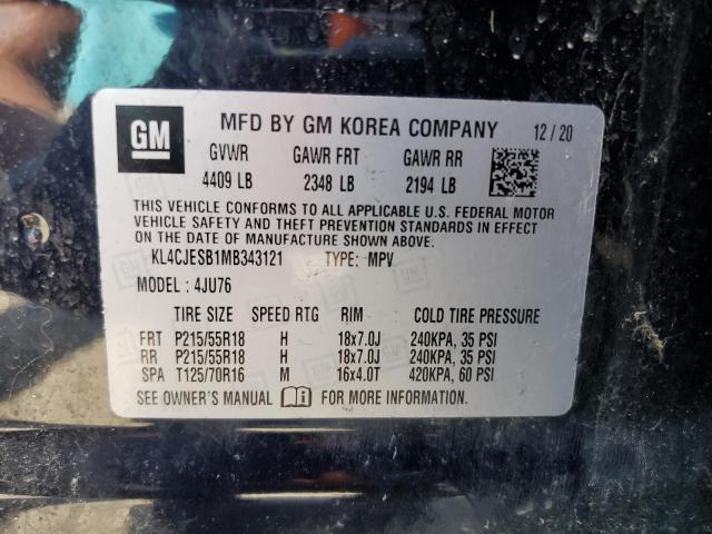 2021 BUICK ENCORE PRE KL4CJESB1MB343121