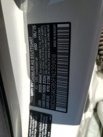 2015 MERCEDES-BENZ CLA 250 4MATIC WDDSJ4GB0FN235908