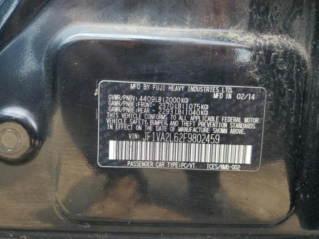2015 SUBARU WRX STI JF1VA2L62F9802459