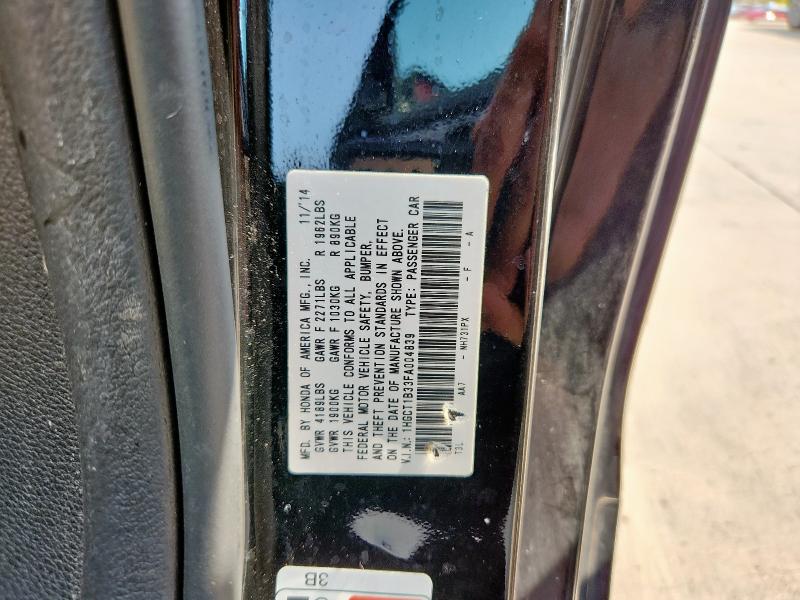 2015 HONDA ACCORD LX- 1HGCT1B33FA004839