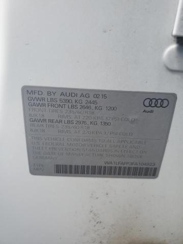 2015 AUDI Q5 PREMIUM WA1LFAFP3FA104923