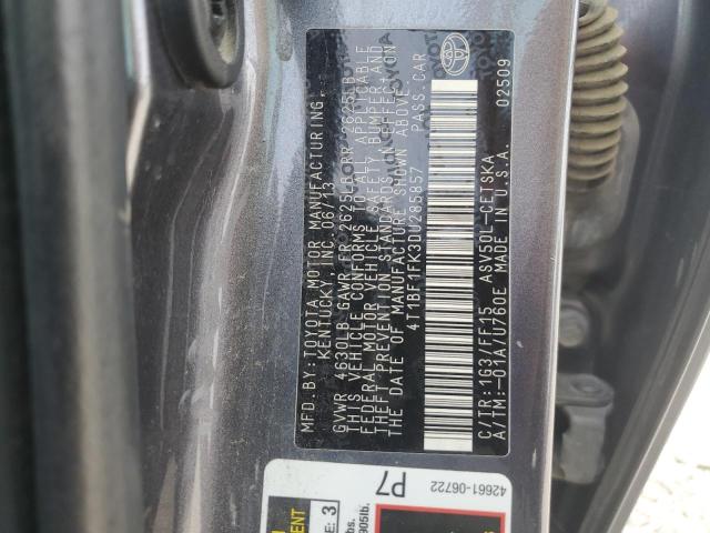 2013 TOYOTA CAMRY L - 4T1BF1FK3DU285857