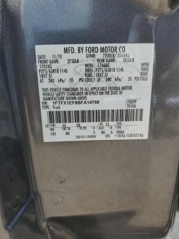 2011 FORD F150 SUPER - 1FTFX1EF8BFA14768